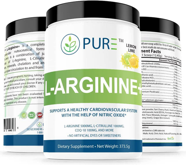 L-Arginine+ L- Arginine+, L- Arginine L Citrulline Coq10 and More! Support for Blood Pressure, Cholesterol, Energy, Blood Flow, Muscle Development & More (Tropical Mango)