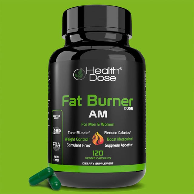 Fat Burner AM. Weight Control & Metabolism Boost. for Active Lifestyles. 120 Softgels.
