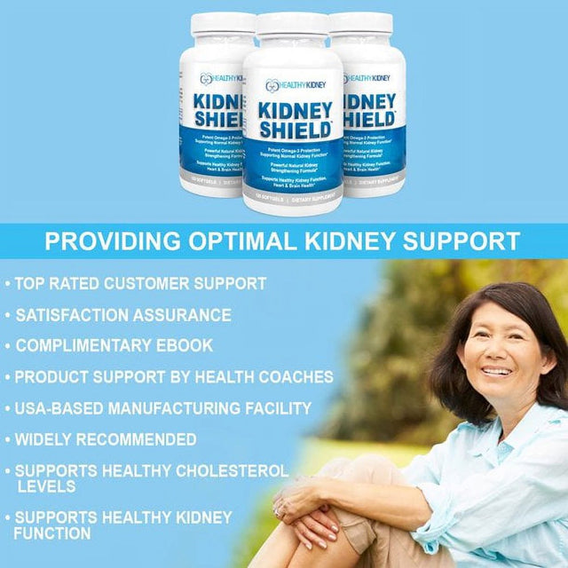 Healthy Kidney Kidney Shield + Kidney Restore Double Bundle: 4 Bottles (2 Kidney Shield + 2 Kidney Restore)