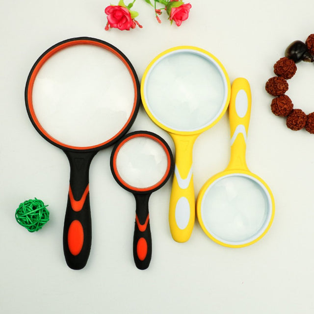 Gofj Magnifier High Clarity Portable 50/65/75/100Mm Handheld Reading Magnifying Glass for Reading