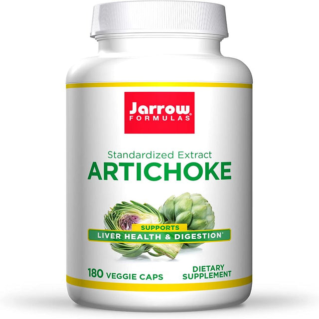 Jarrow Formulas Artichoke 500, Supports Liver and Cholesterol Metabolism, 500 Mg, 180 Caps