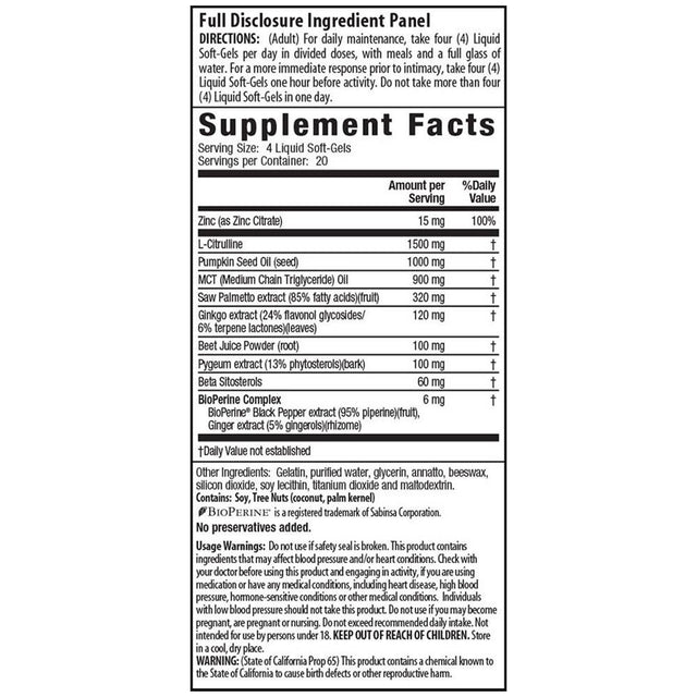 Irwin Naturals Prosta Strong RED Support Prostate Health and Blood Flow - 80 Ct