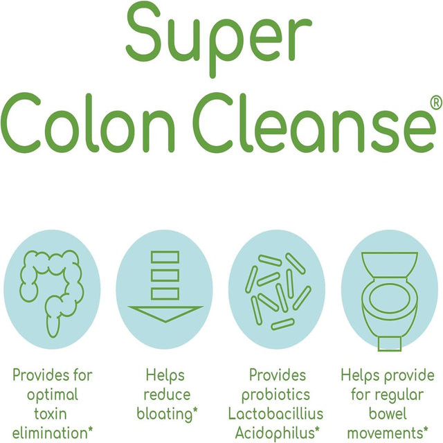 Health plus Super Colon Cleanse Original Formula, 300 Capsules, 75 Servings