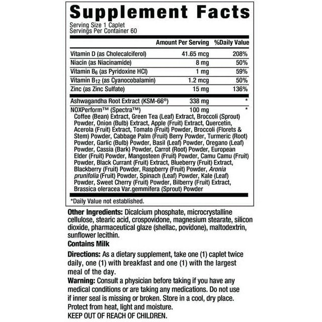 Ageless Male MAX Total Testosterone and Nitric Oxide Booster, 60 Ct *EN