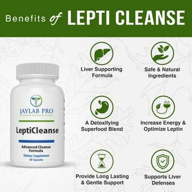 Lepticleanse-Natural Liver Detox Formula and Digestive Cleanse for Leptin Resistance Support