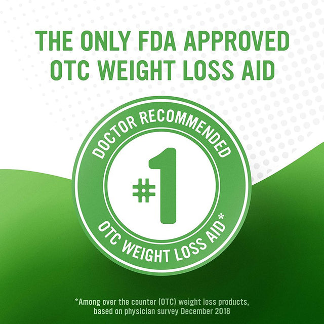 Alli Diet Weight Loss Supplement Pills, Orlistat 60Mg Capsules Starter Pack, Non Prescription Weight Loss Aid, 60 Count