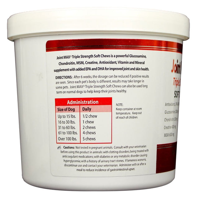 Joint MAX Triple Strength Soft Chews, 120-Count Bucket