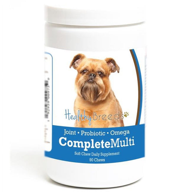 Healthy Breeds 192959009750 Brussels Griffon All in One Multivitamin Soft Chew - 90 Count