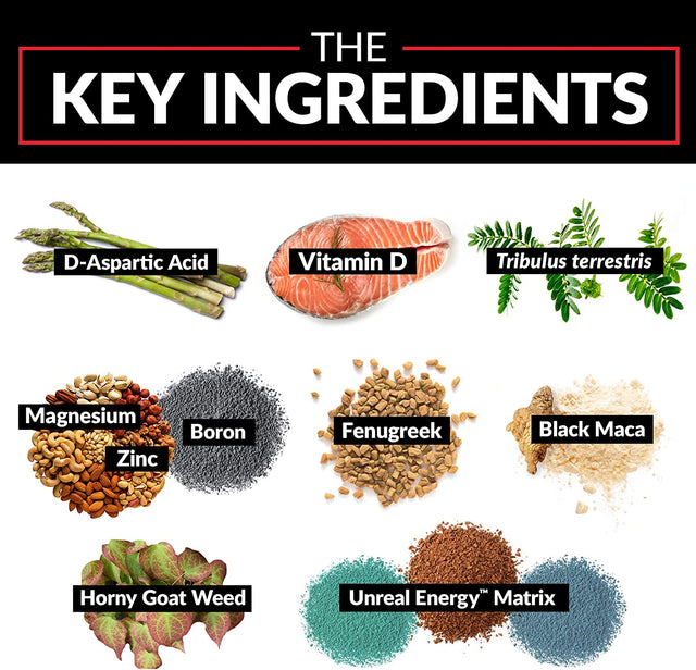 FORCE FACTOR Test X180 Boost Testosterone Booster and Energy Supplement for Men, Boost Energy, Increase Stamina, Enhance Vitality and Performance, with D-Aspartic Acid and Fenugreek, 120 Tablets