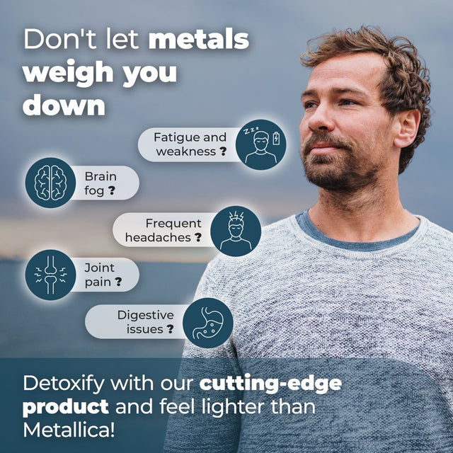 Heavy Metal Detox - Heavy Metal Cleanse Supplement to Flush Pollution from Your Body - Liver Cleanse Formula by Purehealth Research