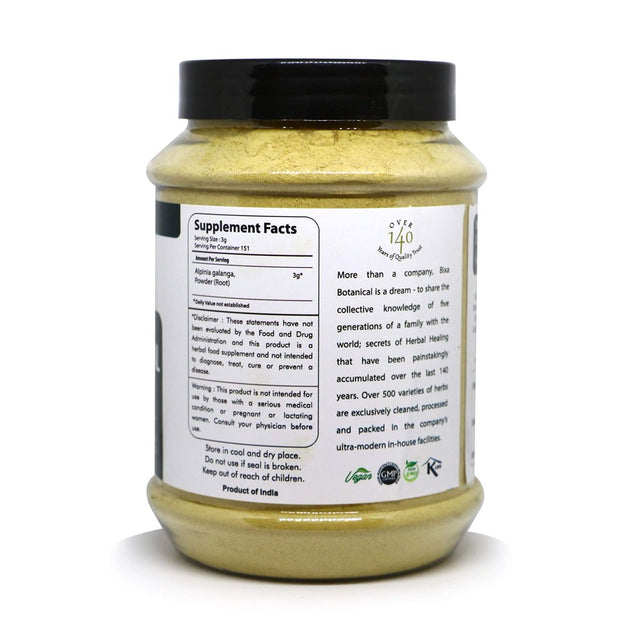 Alpinia Galanga / Greater Galangal Root Powder - 1 Pound / 16 Oz | Relief Stomach Pain and Respiratory Discomfort | Antioxidant & Anti- Diabetic | Healthy Heart Supplement and Breath Freshener.