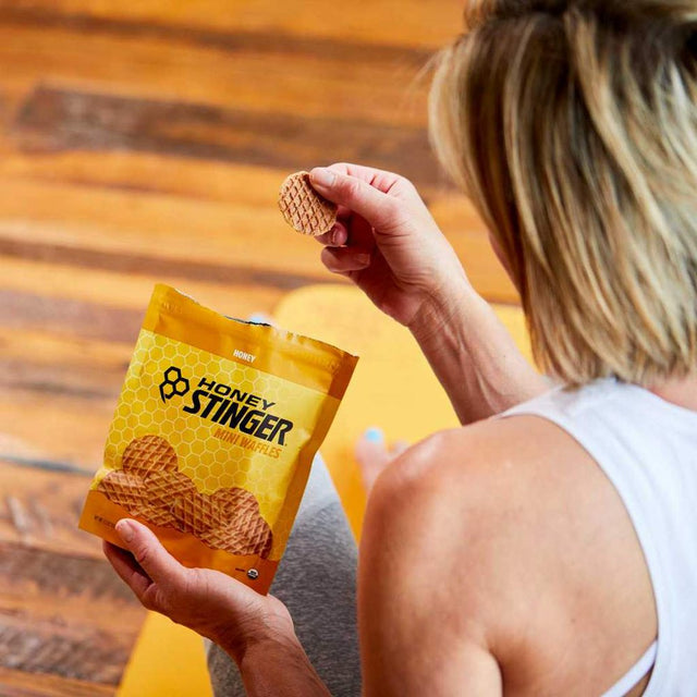 Honey Stinger, Organic Healthy Snack Mini Waffles, Honey, 5.3 Oz Bag