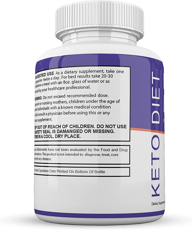 Keto MAX 800 - Premium Weight Loss - Burn Fat - Increase Energy - Gluten Free - 30 Day Supply