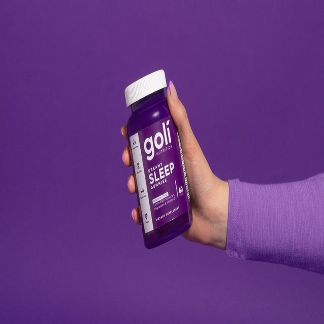 Goli Nutrition Dreamy Sleep Gummies, Lemon Balm and Botanicals, 60 Count