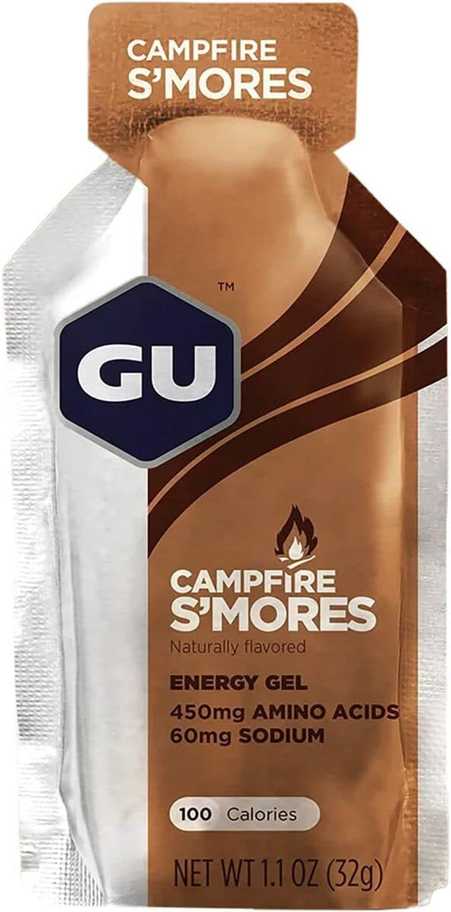 GU Energy Gel - 24 Pack Campfire S'Mores, 24 Pack