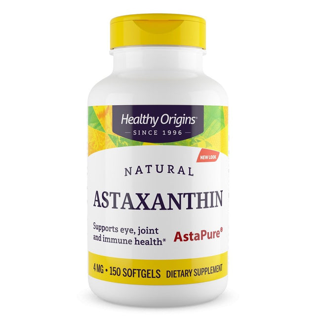 Healthy Origins Astaxanthin -- 4 Mg - 150 Softgels