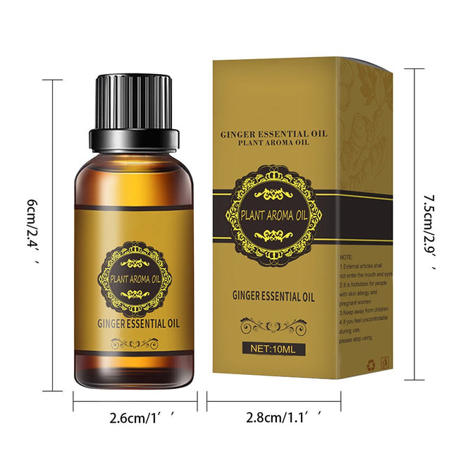 Hx-Meiye Belly Slimming Essential Oil Natural and Safe Ingredients for Sculpting a Good Figure 10Ml