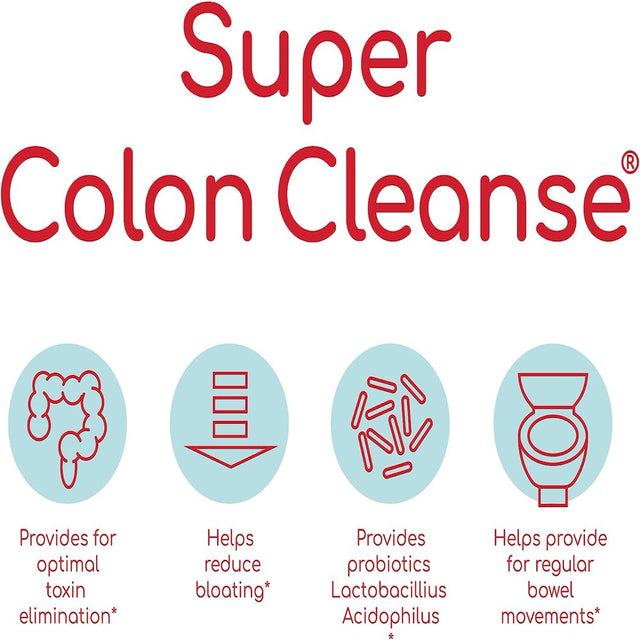 Health plus Super Colon Cleanse: 10-Day Cleanse, 12 Cleanses, 480 Capsules