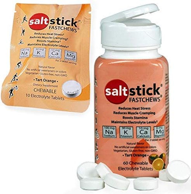 60-Count Bottle, Bundle with Travel Pack 10 Count - Tart Orange