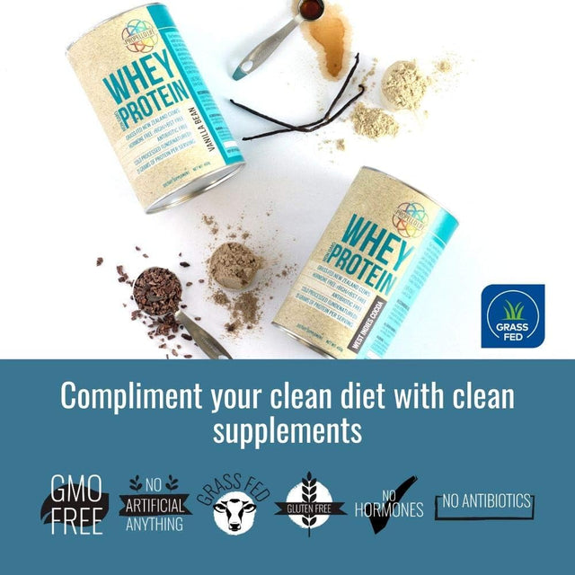 Grass-Fed Whey Protein Powder (West Indies Cocoa, 17 Servings)