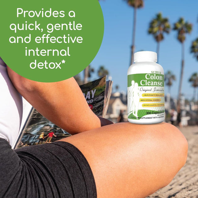 Health plus Super Colon Cleanse Original Formula, 300 Capsules, 75 Servings