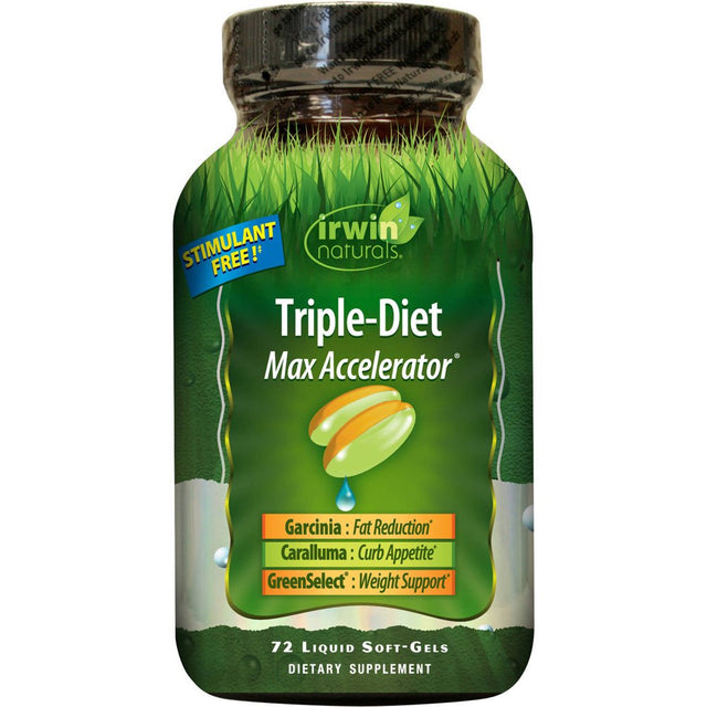 Irwin Naturals Triple-Diet Fat Reduction Dietary Supplement, 72 Count