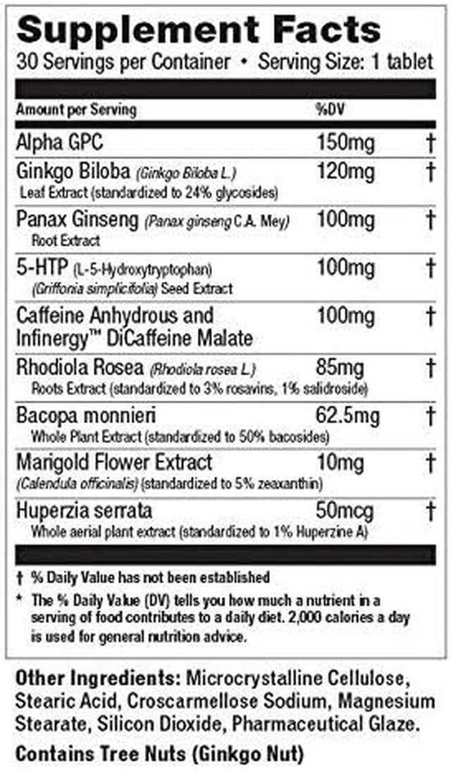 Ultimate Nutrition Cheat Code Nootropic Esports Brain Supplement with 5-HTP – Memory, Energy, and Focus Booster - No Jitters or Crash - Promotes Eye Health & Visual Processing Speeds (30 Tablets)