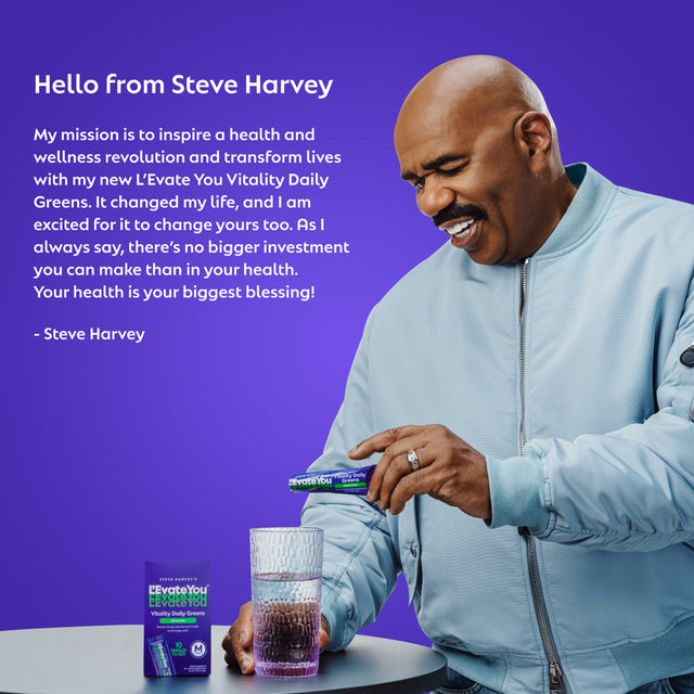 L'Evate You Vitality Daily Greens - Dietary Supplement - Original - 10 Count