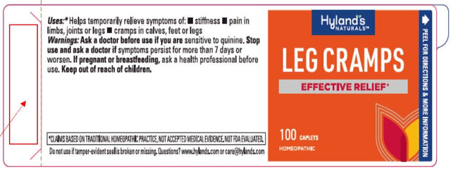 Hyland'S Naturals Leg Cramp Caplets, Natural Calf, Leg and Foot Cramp Relief, #1 Pharmacist Recommended Leg Cramp Relief, 100 Count