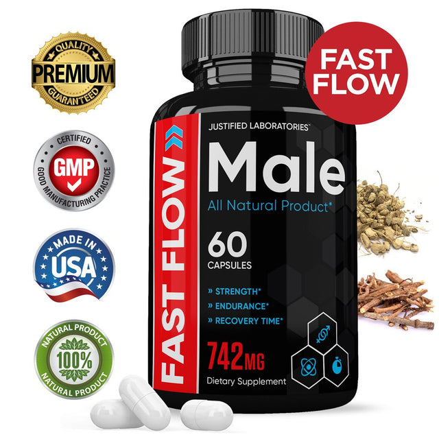 Fast Flow Men’S Health Supplement 1484Mg 60 Capsules
