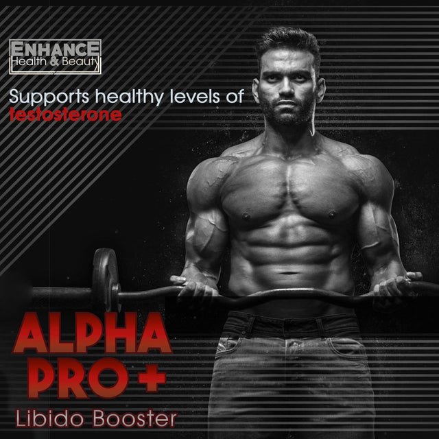 Alpha Pro+ Libido Booster & Energy Support - Libido Booster for Men - Alpha Pro Pills Are Specially Formulated to Support Male Energy and Support Increased Libido Max Results