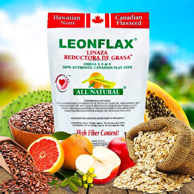Leonflax Canadian Flax Seed Dietary Supplement, 18 Oz Bag