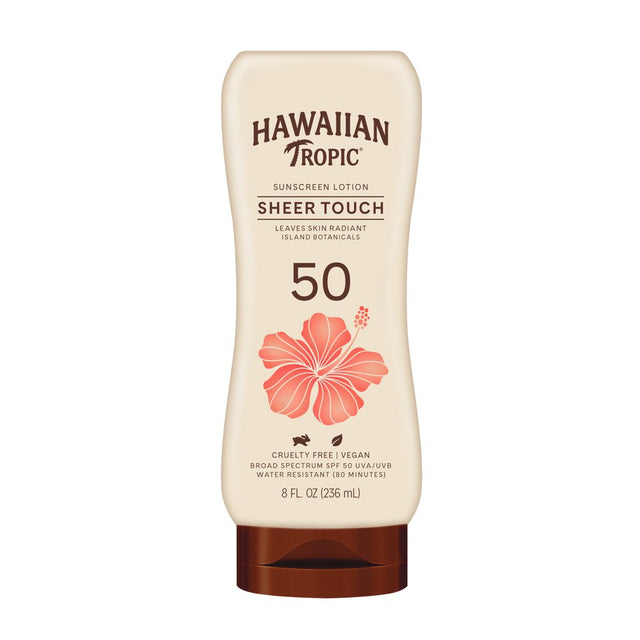 Hawaiian Tropic Sheer Touch Ultra Radiance Lotion Sunscreen SPF 50, 8Oz