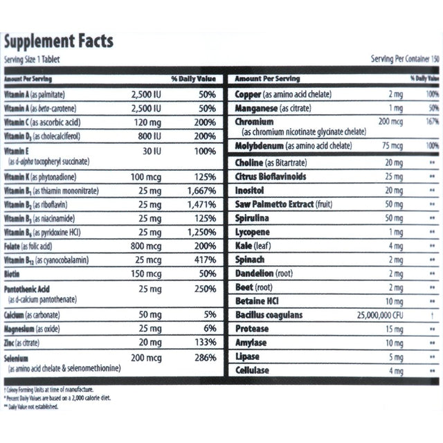 Amazing Formulas Men'S One Multiple 150 Tablets