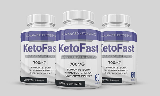 (Official) Keto Fast 700, Strong Advanced Formula 1300Mg, Made in the USA, (3 Bottle Pack), 90 Day Supply