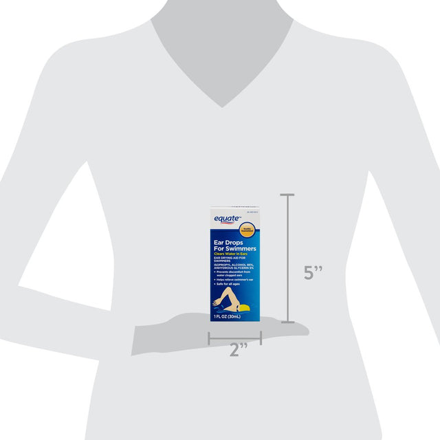 Equate, Liquid Ear Drops for Swimmers, 1 Fl. Oz. Bottle