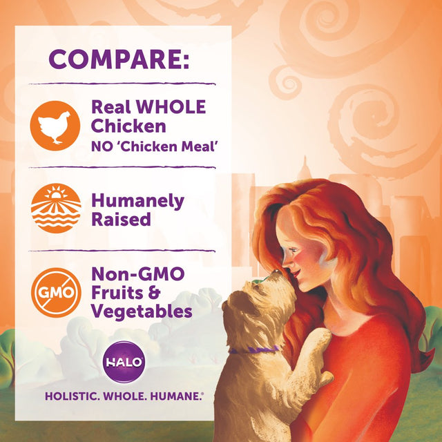 Halo Natural Wet Dog Food, Chicken Stew, 5.5 Oz - Case of 12