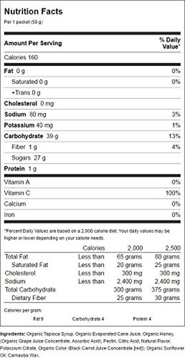 HONEY STINGER Organic Energy Chew Pink Lemonade Bar Case, 1.8 OZ