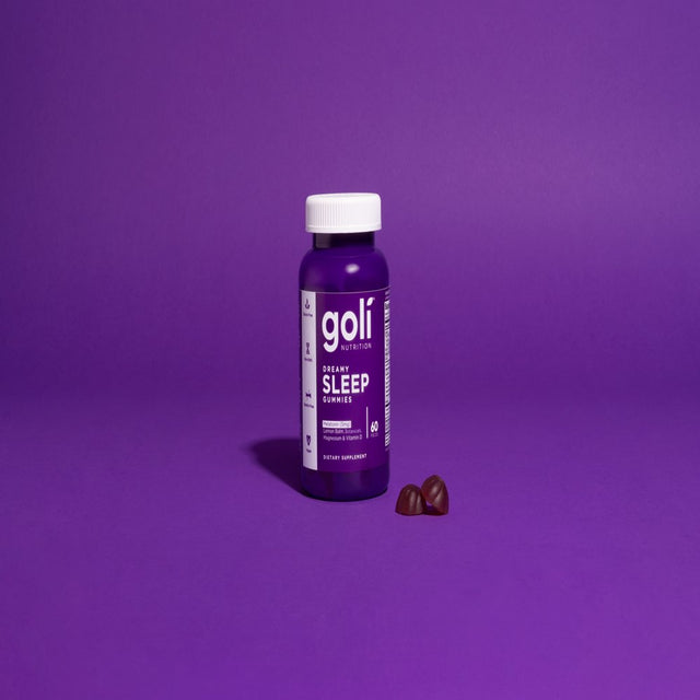 Goli Nutrition Dreamy Sleep Gummies, Lemon Balm and Botanicals, 60 Count