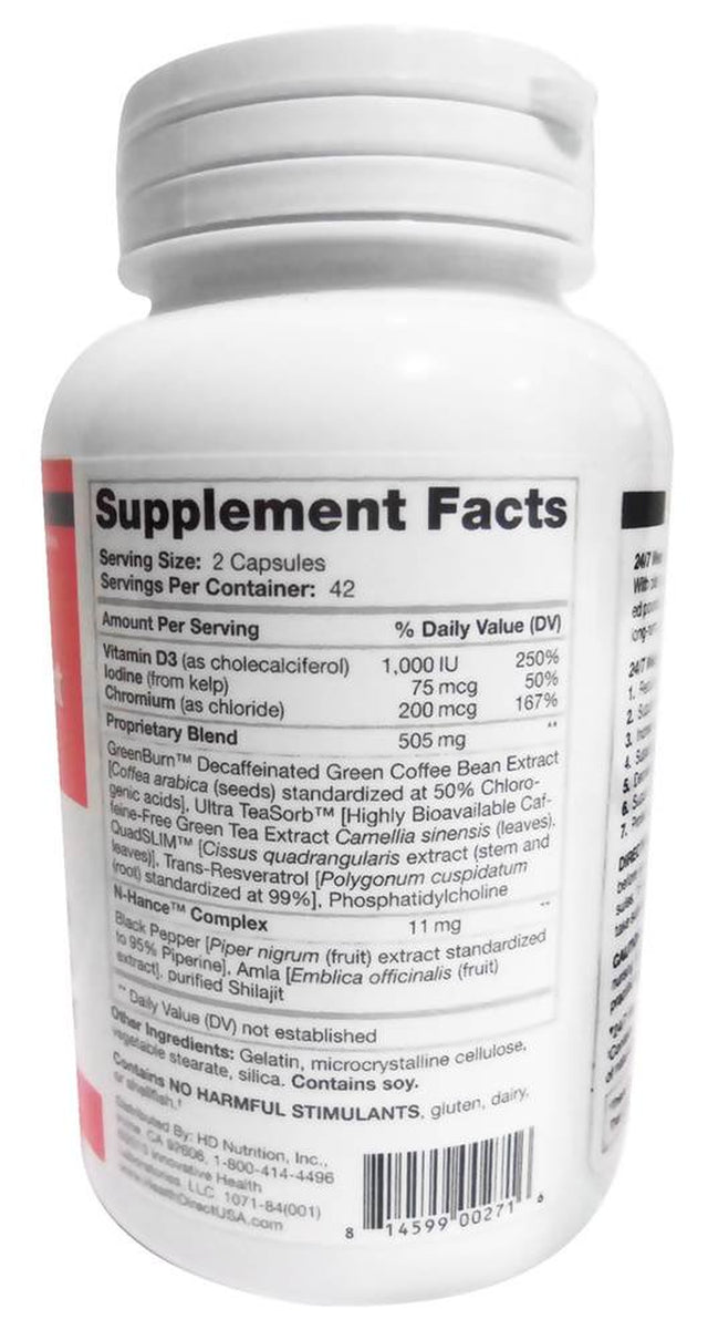 Health Direct - 24/7 Anti-Aging Weight Loss Support - 84 Capsules