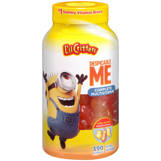 L'Il Critters Despicable Me Minion Multivitamin Gummies, 190Ct