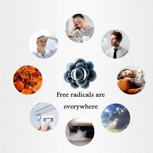 High Concentration Hydrogen-Rich Water Cup SPE Ion Membrane Alkaline Water Purifier Micro-Electrolysis Water Glass 450Ml