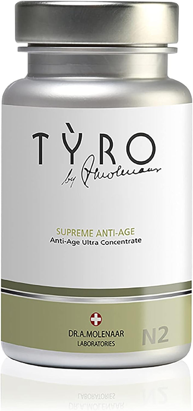 Supreme Anti-Age Ultra Concentrate Capsules - Suitable for All Skin Types - Anti-Aging Dietary Supplement - for Natural Skin Rejuvenation and Beauty - Contains Vitamins and Minerals - 30 Count