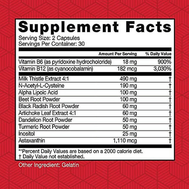 Health plus Liver Cleanse Capsules, 60-Count