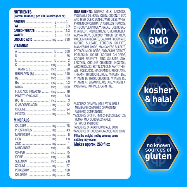Enfamil Neuropro Baby Formula, Milk-Based Infant Nutrition, MFGM* 5-Year Benefit, Expert-Recommended Brain-Building Omega-3 DHA, Exclusive Humo6 Immune Blend, Non-Gmo, 36.4 Oz