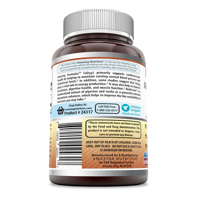 Amazing Formulas Coq10 400 Mg 60 Softgels