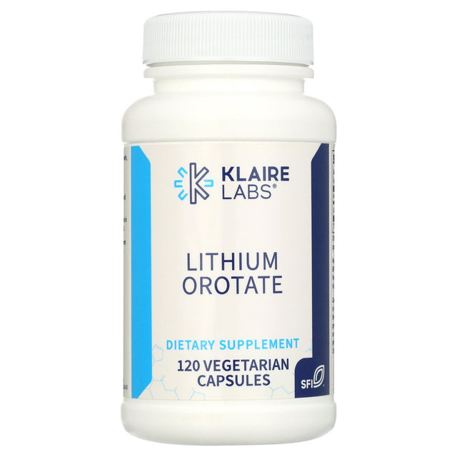 Klaire Labs Lithium Orotate 4.8 Mg 120 Vcaps