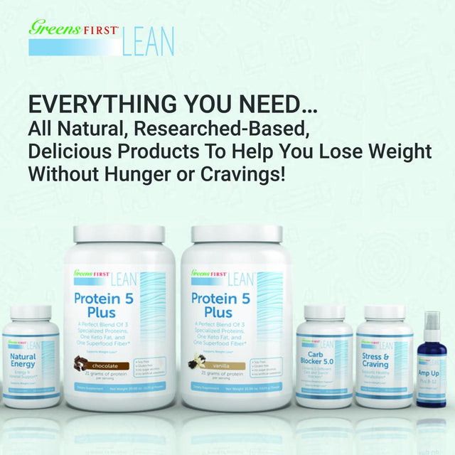 Greens First LEAN™ Natural Energy Dietary Supplement –Energy and Adrenal Support Supplement – Dietary Supplements For