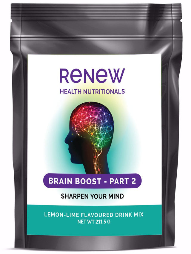 Brain Boost - Sharpen Your Mind Naturally by Renew Health - Cellular Support Kit 30 Servings